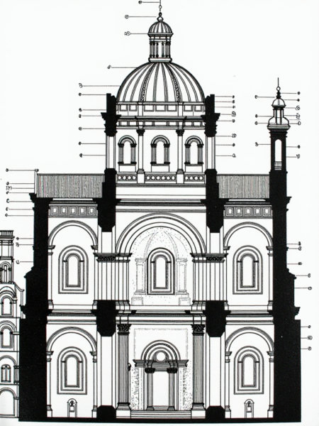 Church Section Drawing - V1