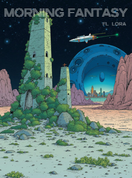 Illustration Healing Wind Science Fiction World Adventure - v1.0