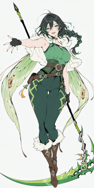 HEZI - Character Design of a Person with Fantasy Abilities - v1.0