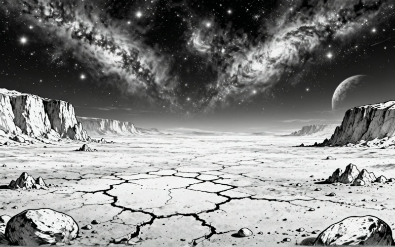 DBM / DBZ Snapperzaff Crossover - Rocky Desert (black-white / grayscale) - AAM XL (Anime Mix) - V1