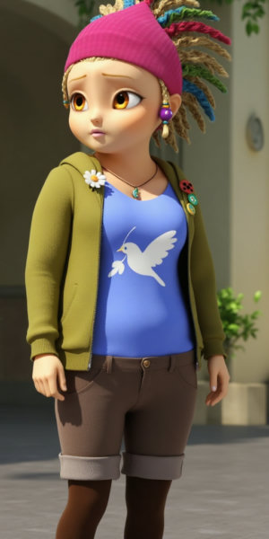 Mylène Haprèle, Ladybug, Miraculous. Different models and attires. - Civilian (Flux)