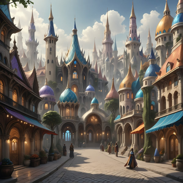 Fantasy city II (SDXL/Illustrious) - SDXL