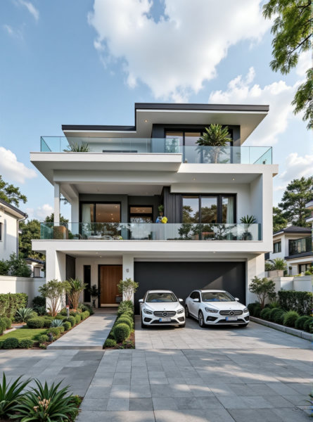 House with garage design - v1.0