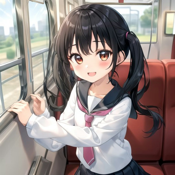 Anjou Ruka- / Chikan Yuuguu Ressha - SD 1.5