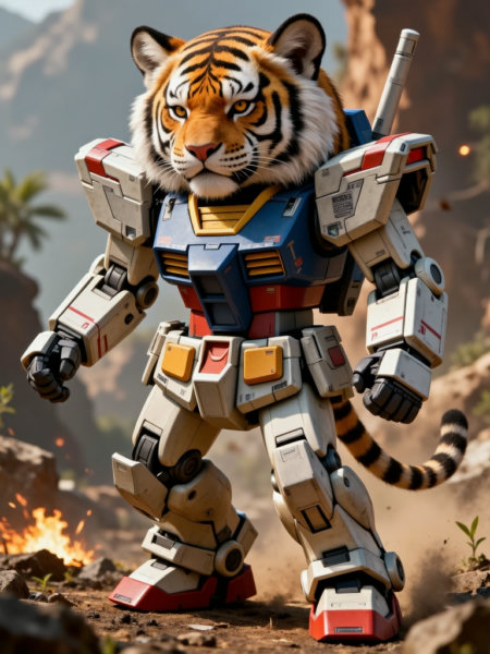 Gundam anthropomorphized animal - v1.0