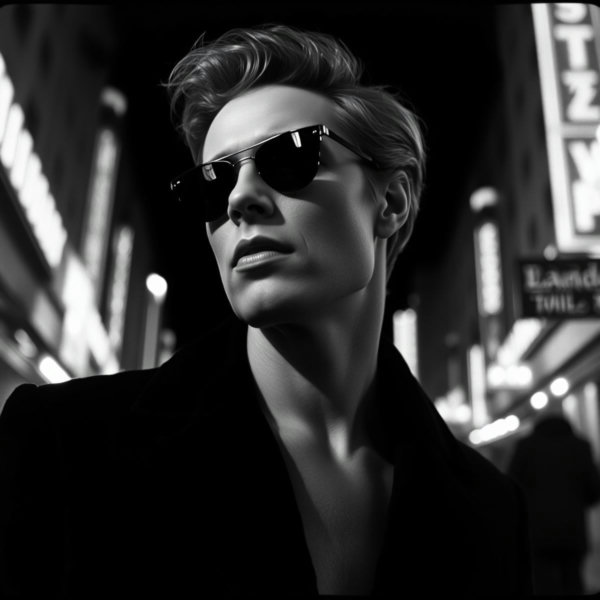 Arty Black And White Portrait - Arty BW Portrait V1